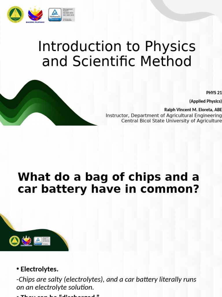 Physics Applications in Food Technology | PDF | Physics | Science
