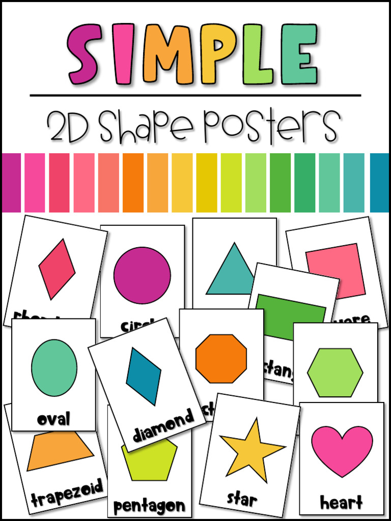 2D Shape Classroom Posters | PDF