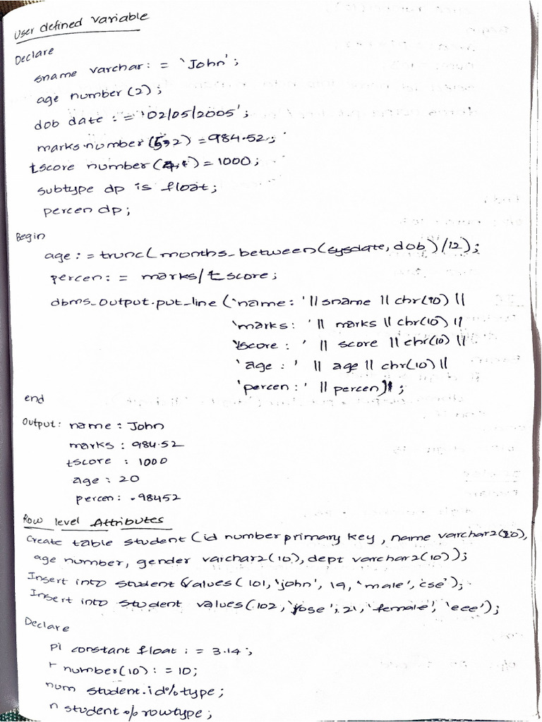 PLSQL 1 | PDF