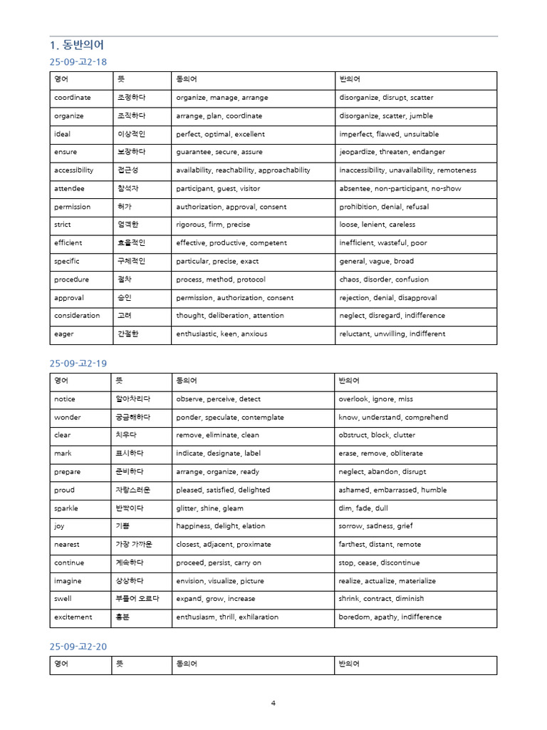 English Synonyms and Antonyms Guide | PDF | Force | Origami