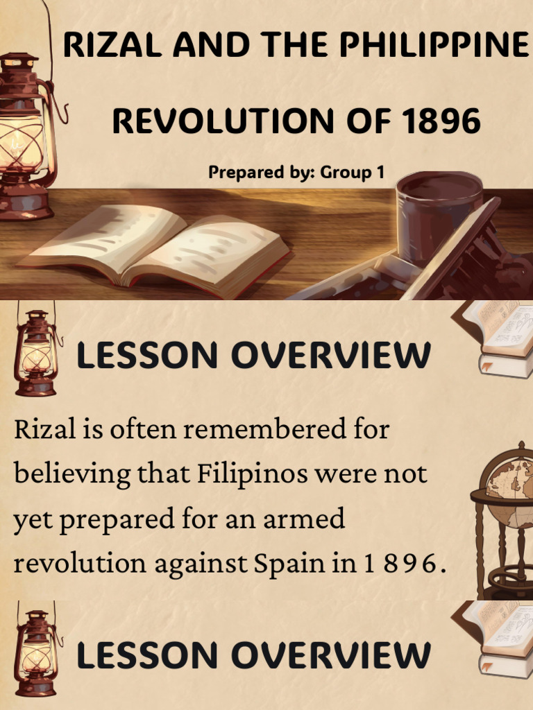Rizal's Role in the 1896 Revolution | PDF