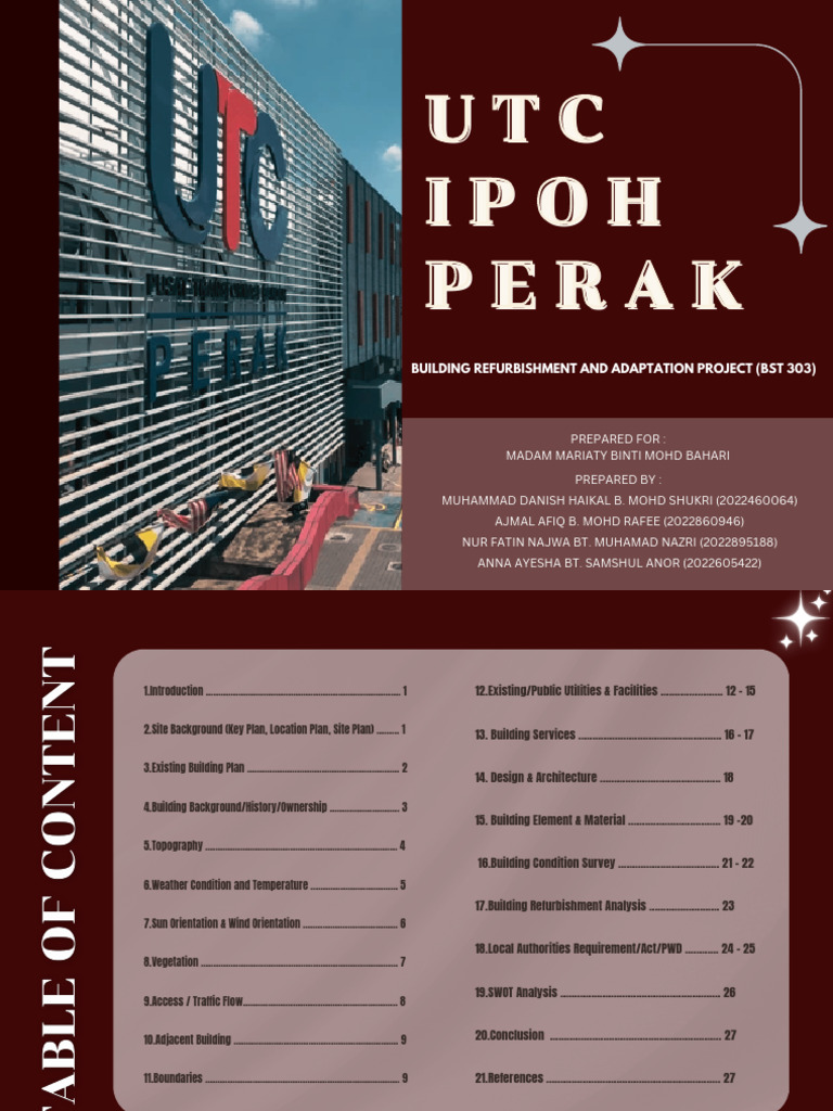 Building Refurbishment Project Overview | PDF