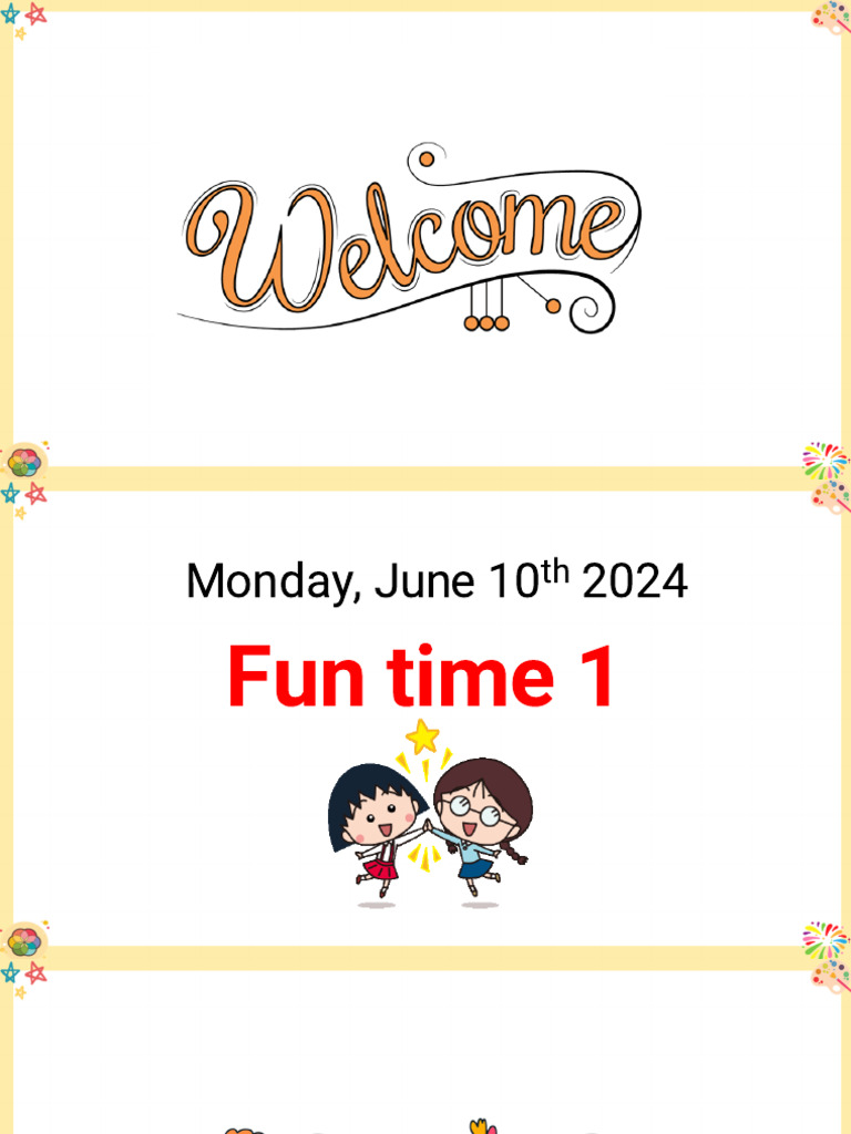 E3 Fun time 1 | PDF