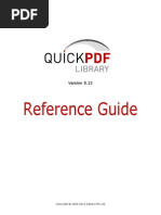 Quick PDF Library 8.13 Reference Guide