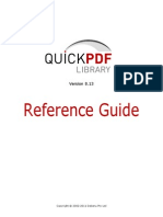 Quick PDF Library 8.13 Reference Guide