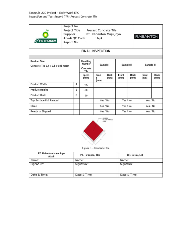 Final Inspection CT (2) | PDF