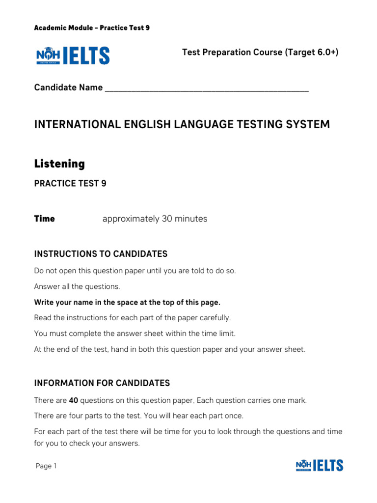 IELTS Academic Module Practice Test 9 | PDF | Flood | River