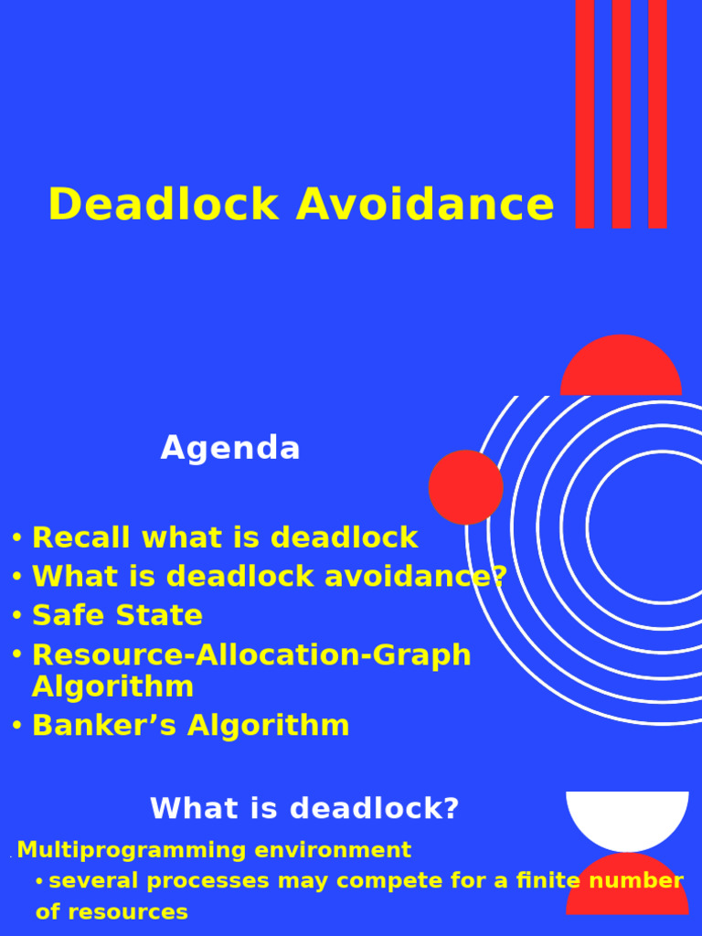 17.Deadlock Avoidance | PDF | Computer Programming | Algorithms
