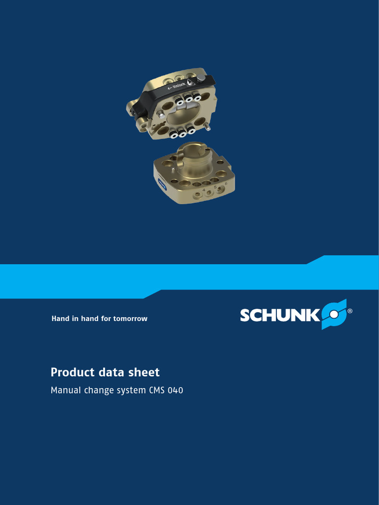 Manual Change System CMS 040 Overview | PDF | Electrical Connector ...