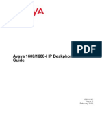 Avaya 1608/1608-I IP Deskphone User Guide: 16-601446 Issue 2 February 2010