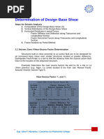 Earthquake Load Design and Base Shear Calculations | PDF | Earthquakes ...