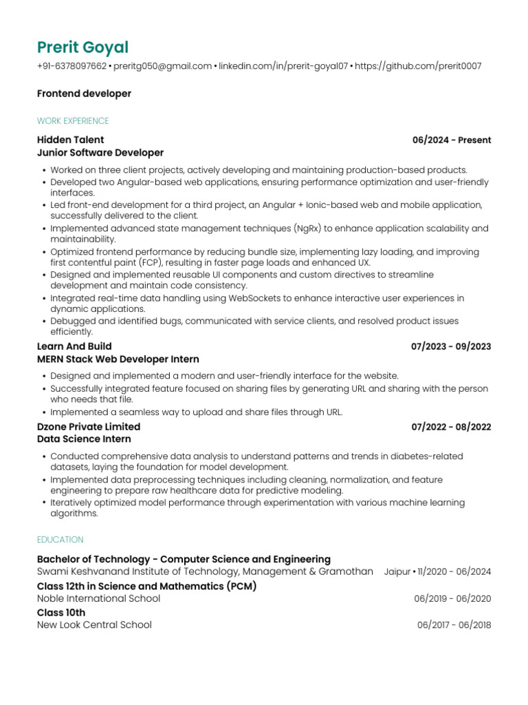 Untitled Resume | PDF | Software Development | Usability