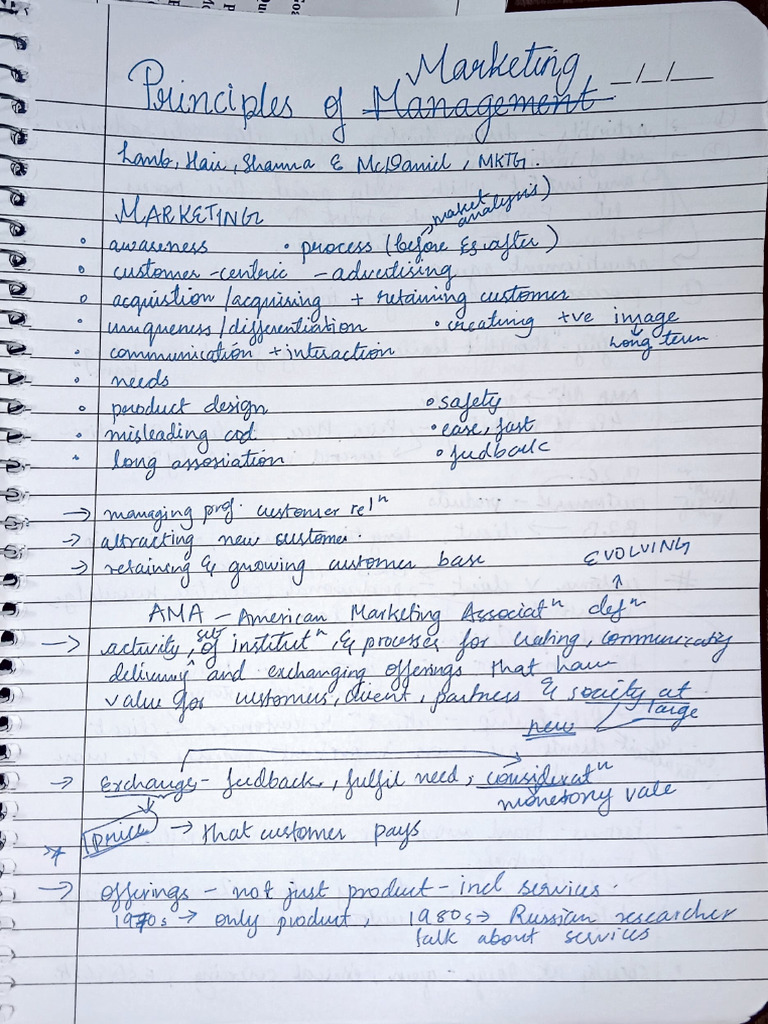 POM notes | PDF