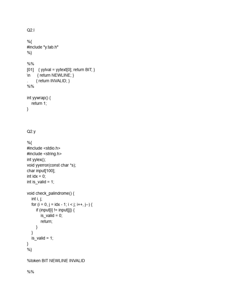 Binary Palindrome Checker Code | PDF | Computer Data | Software Development