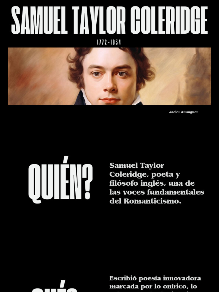 Samuel Taylor Coleridge | PDF | Samuel Taylor Coleridge