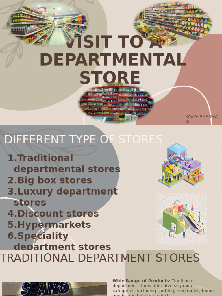 Types of Department Stores Explained | PDF | Point Of Sale | Department ...