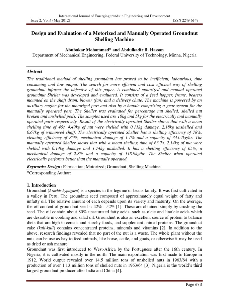 Design and Evaluation of A Motorized and | PDF | Belt (Mechanical ...