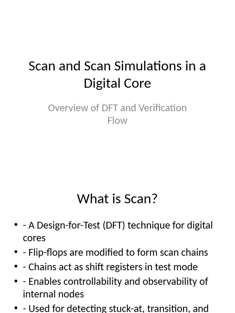 Scan and Scan Simulations With Diagrams | PDF