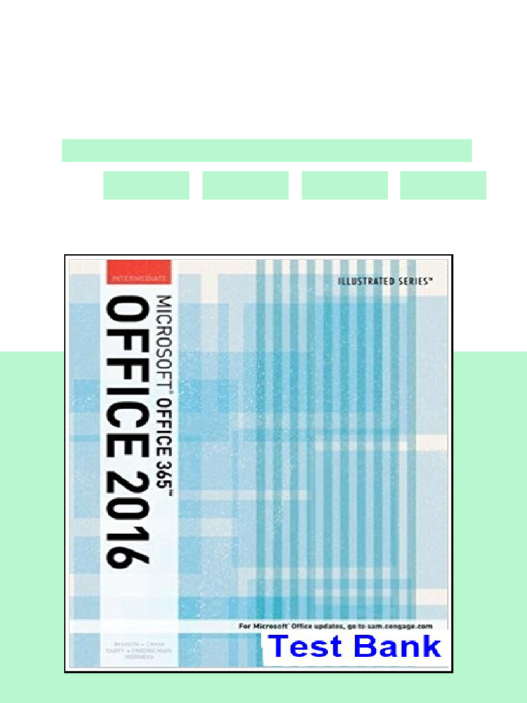 Illustrated Microsoft Office 365 and Office 2016 Intermediate 1st ...