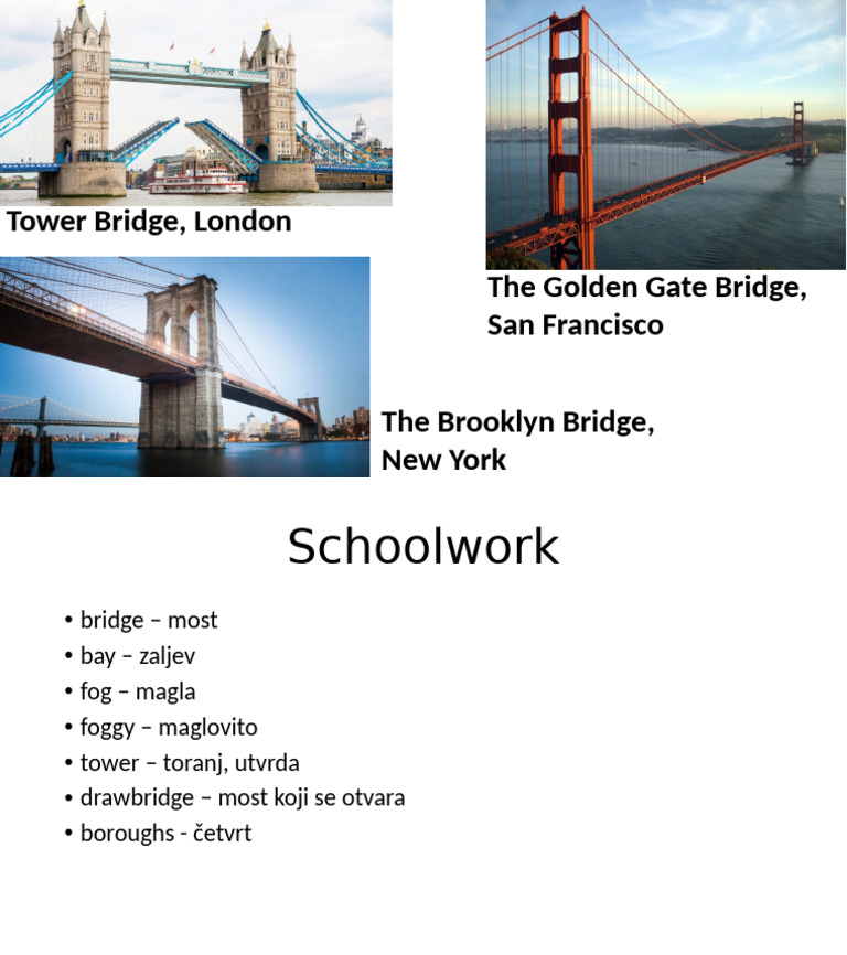 Famous Bridges | PDF