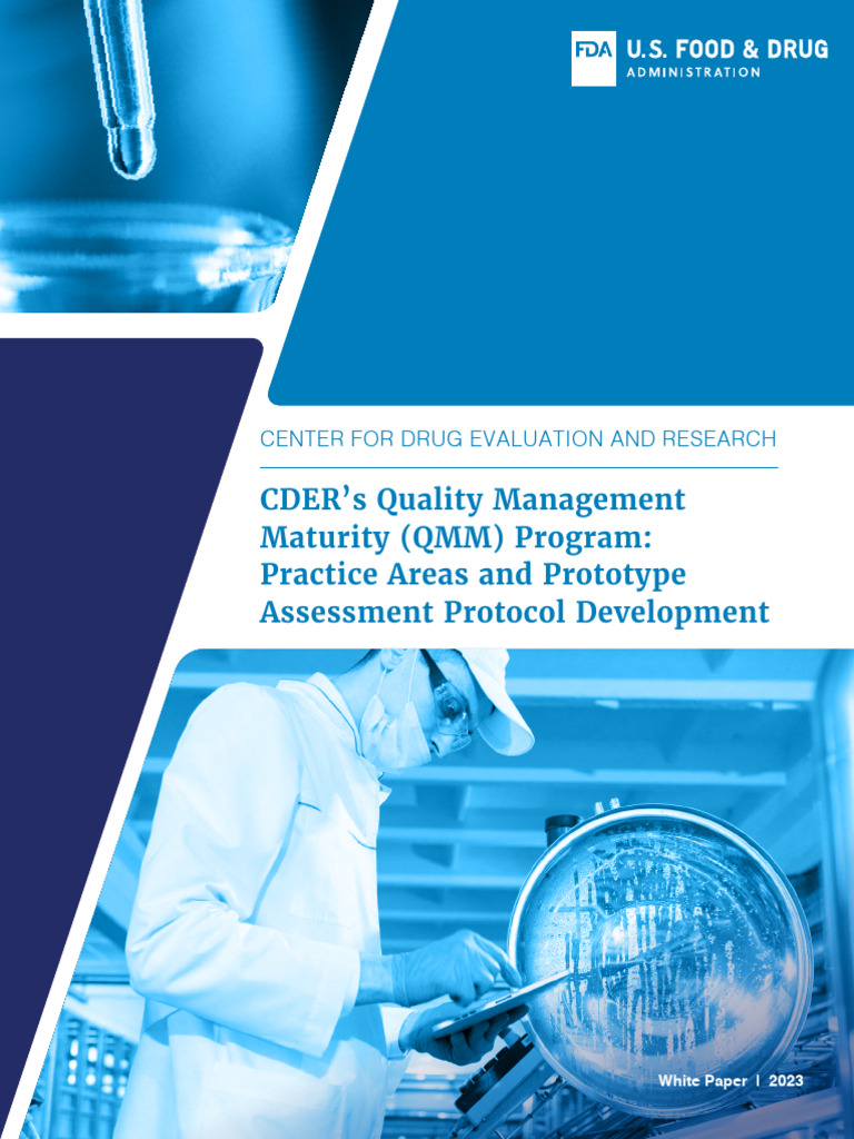 CDER's Quality Management Maturity Program | PDF | Risk Management ...