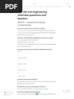 75 Civil Engineering Interview Questions | PDF | Concrete | Buckling