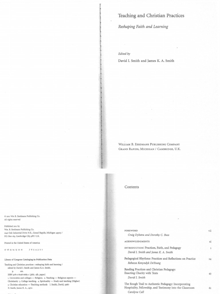 Christian Practices in Education | PDF