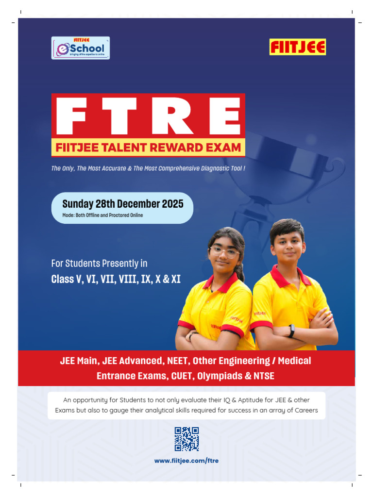 FTRE Brochure 2025 | PDF | Chemical Reactions | Chemical Compounds