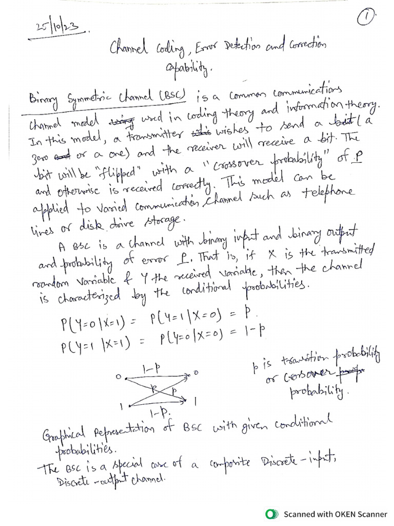Error Control Coding | PDF