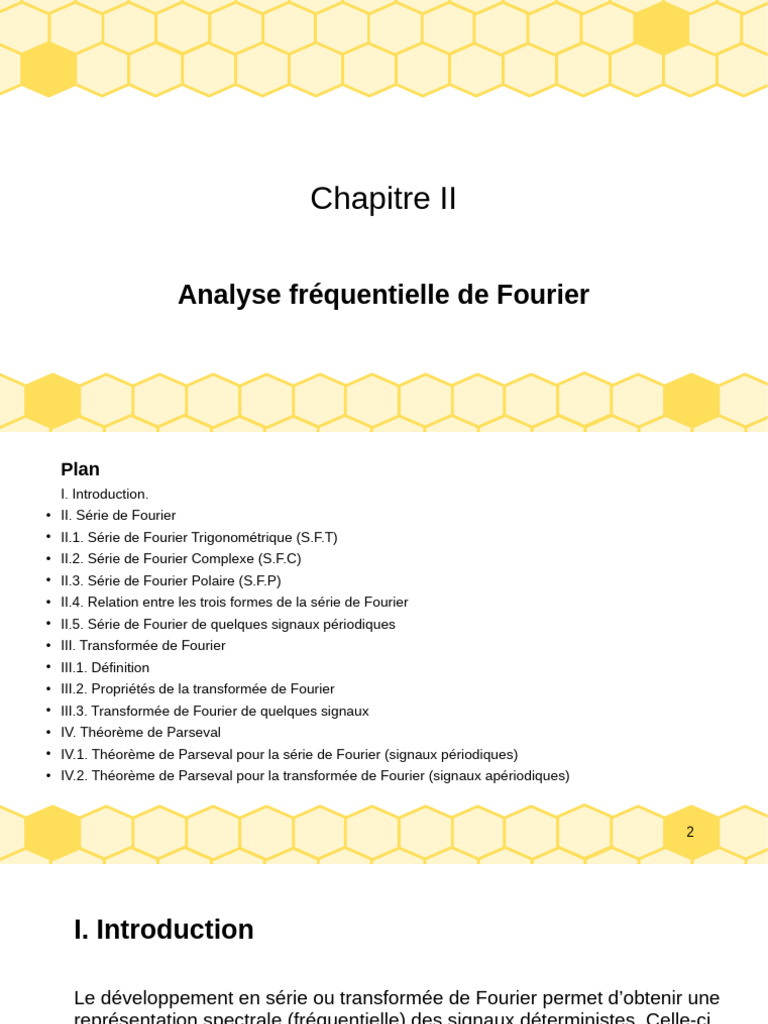 Analyse des Séries de Fourier | PDF | Transformation de Fourier ...