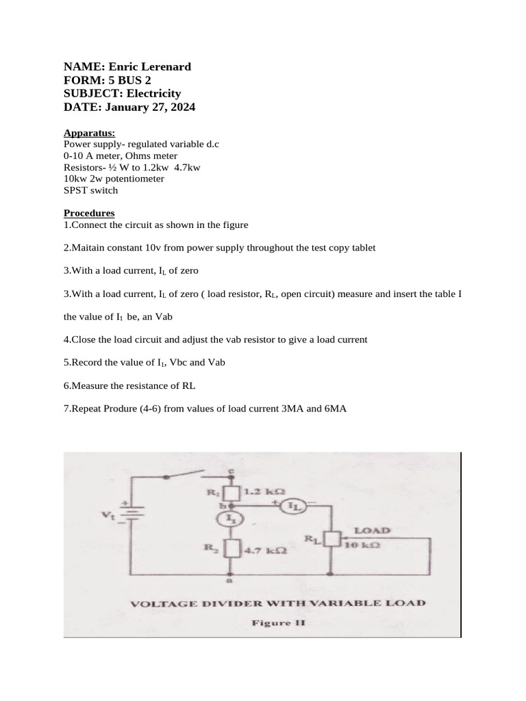 Elec Sba 1xs | PDF | Resistor | Electrical Circuits
