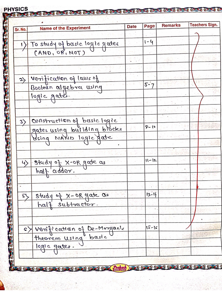 BSC Sem 6 PHYSICS PRACTICAL | PDF