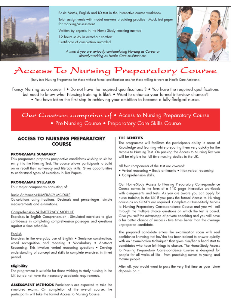 - Access to Nursing Course -1 | PDF | Nursing | Cognition