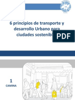 6 Principios de Transporte y Desarrollo Urbano para