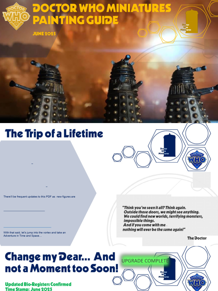 Doctor Who Miniatures Painting Guide | PDF | Grey
