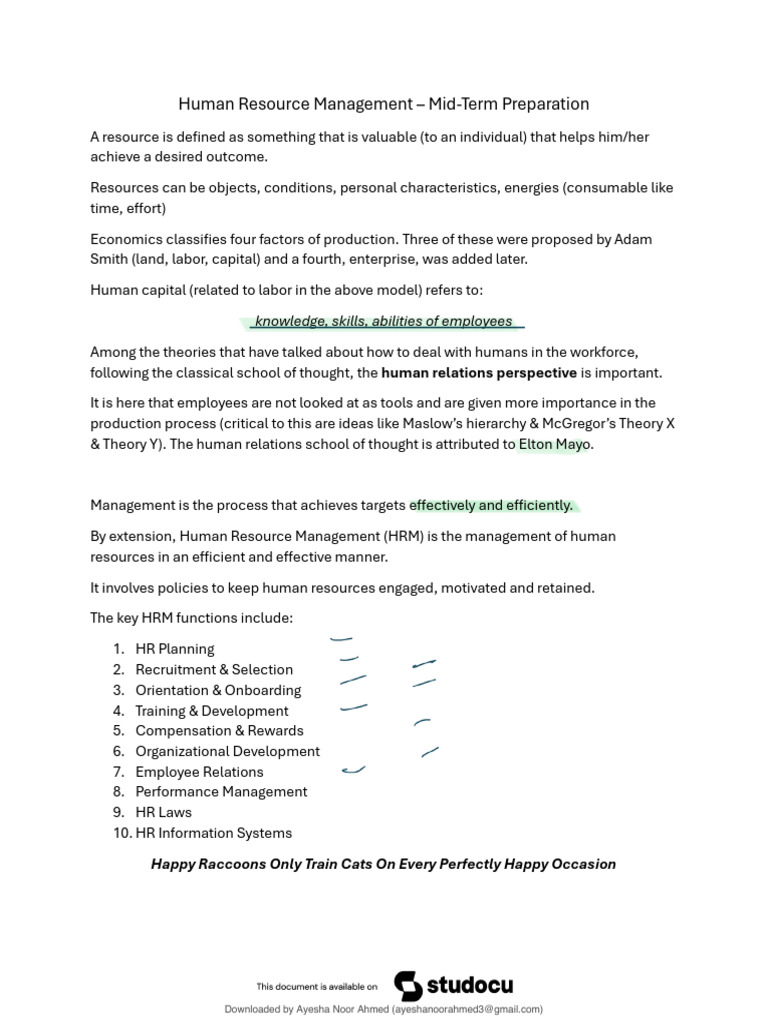 Hrm studuco | PDF | Human Resource Management | Recruitment