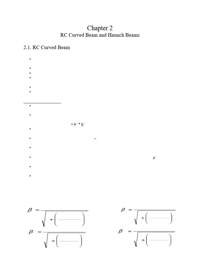 RC Curved and Haunch Beam Design Guide | PDF | Beam (Structure ...