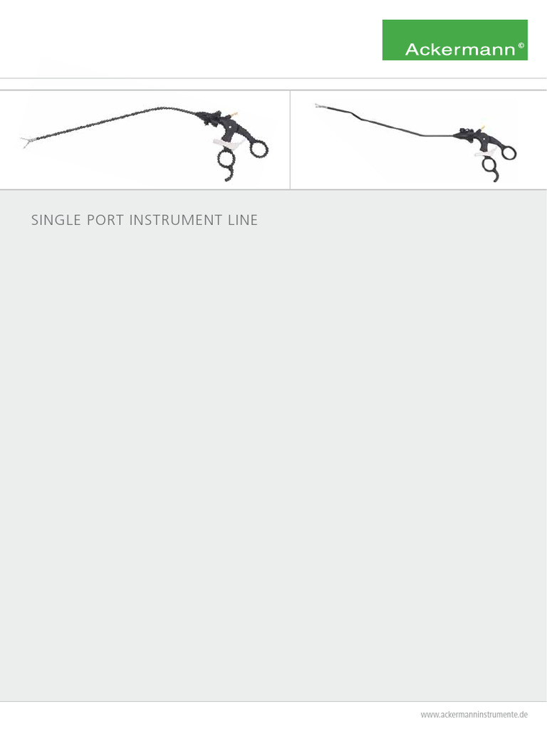 Single Port Surgical Instruments Catalog | PDF