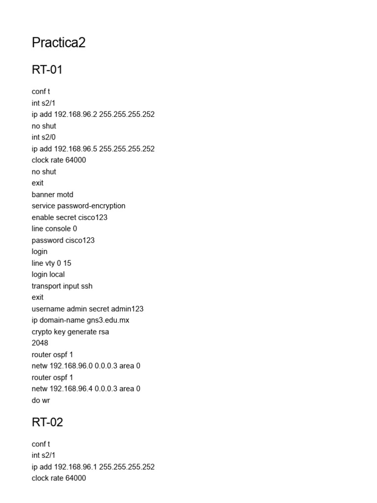 Cisco Router and Switch Configuration Guide | PDF | Communications ...