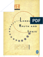 Alfred Ayer - Language, Truth and Logic