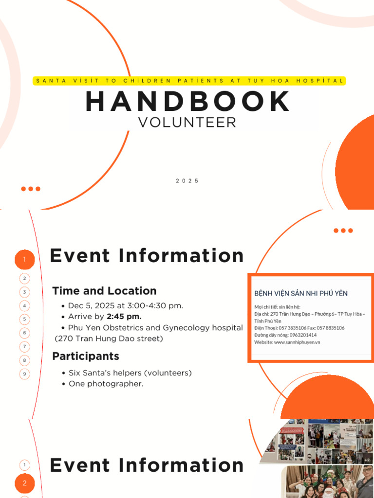 Dec 5 Santa Visit Volunteer Guideline | PDF