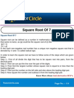 Square Root of 7