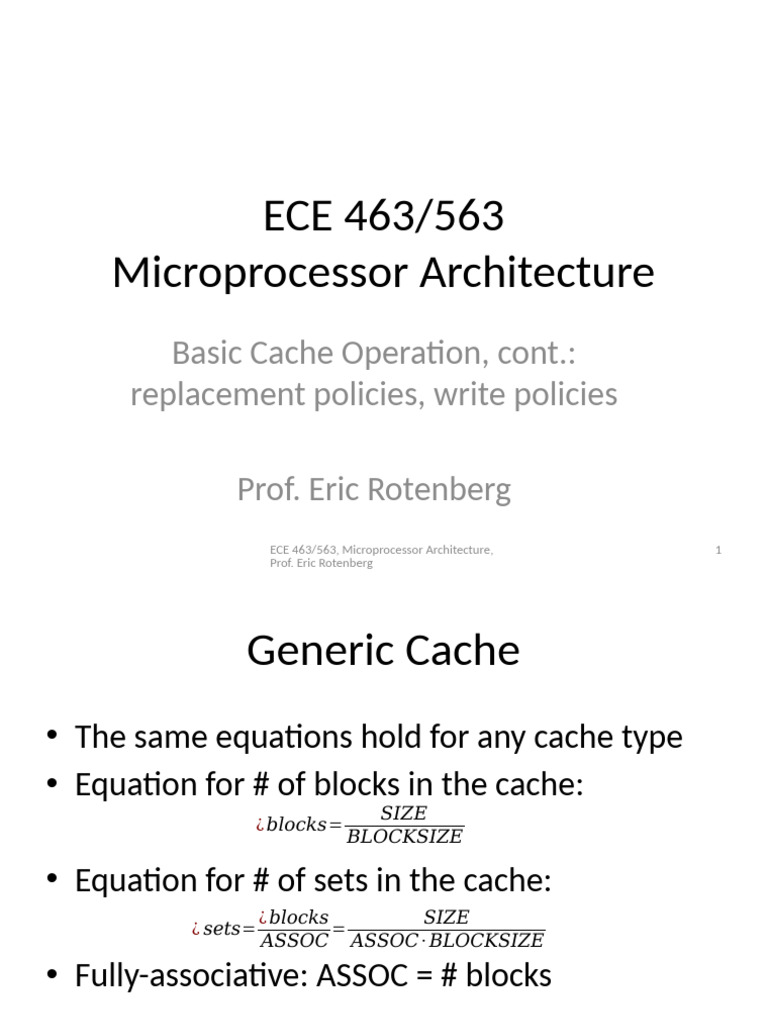 cache3 | PDF | Cache (Computing) | Computer Memory