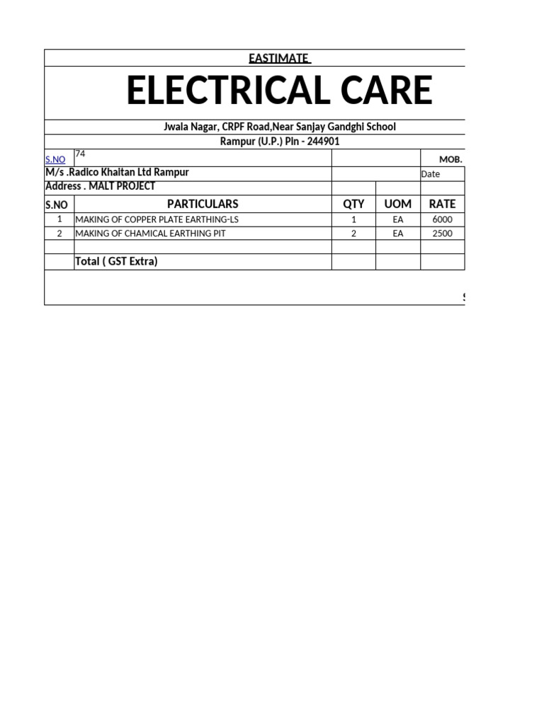 Electrical Care | PDF