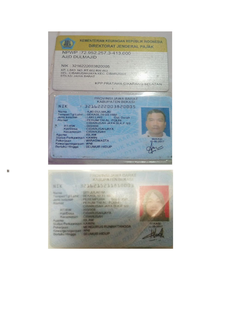 KTP KK | PDF