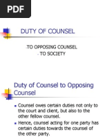 Duty of Counsel (3)