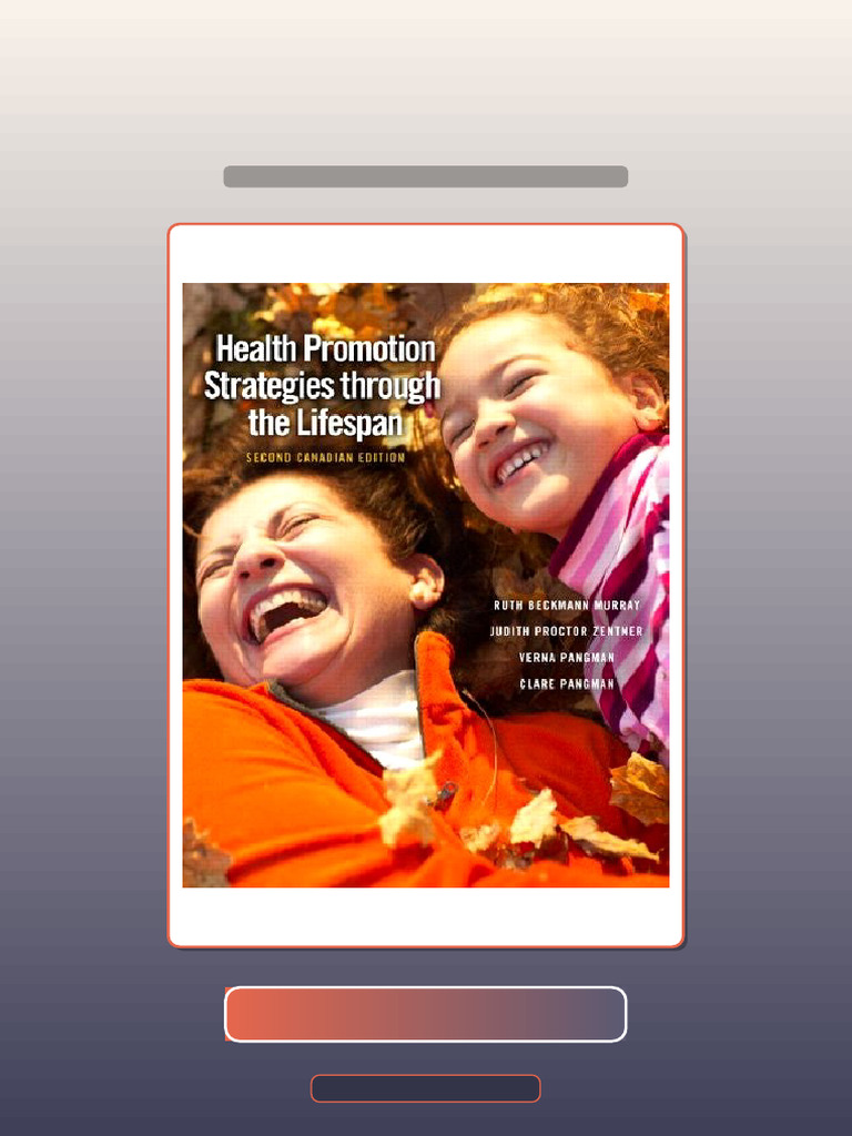 Health Promotion Strategies Through The Lifespan 2e Ebook and TestBank Bundle Exam Prep | PDF ...