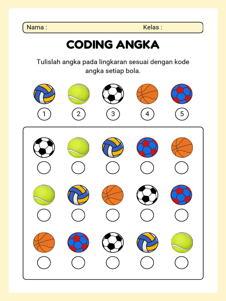 Aktivitas Belajar Anak: Koding dan Menghitung | PDF