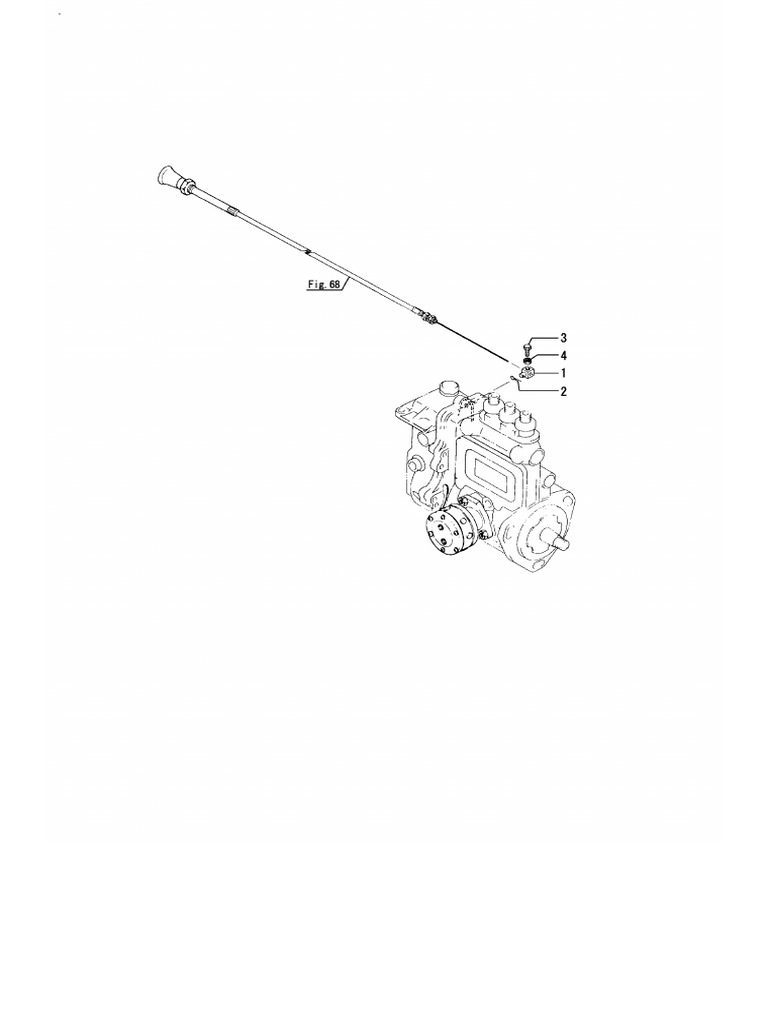 Yanmar Shop - Fig 45. Engine Stop Device Schematic | PDF