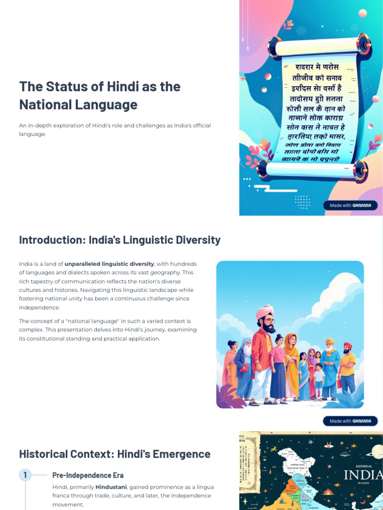 Hindi's Role as India's Official Language | PDF | Languages Of India ...